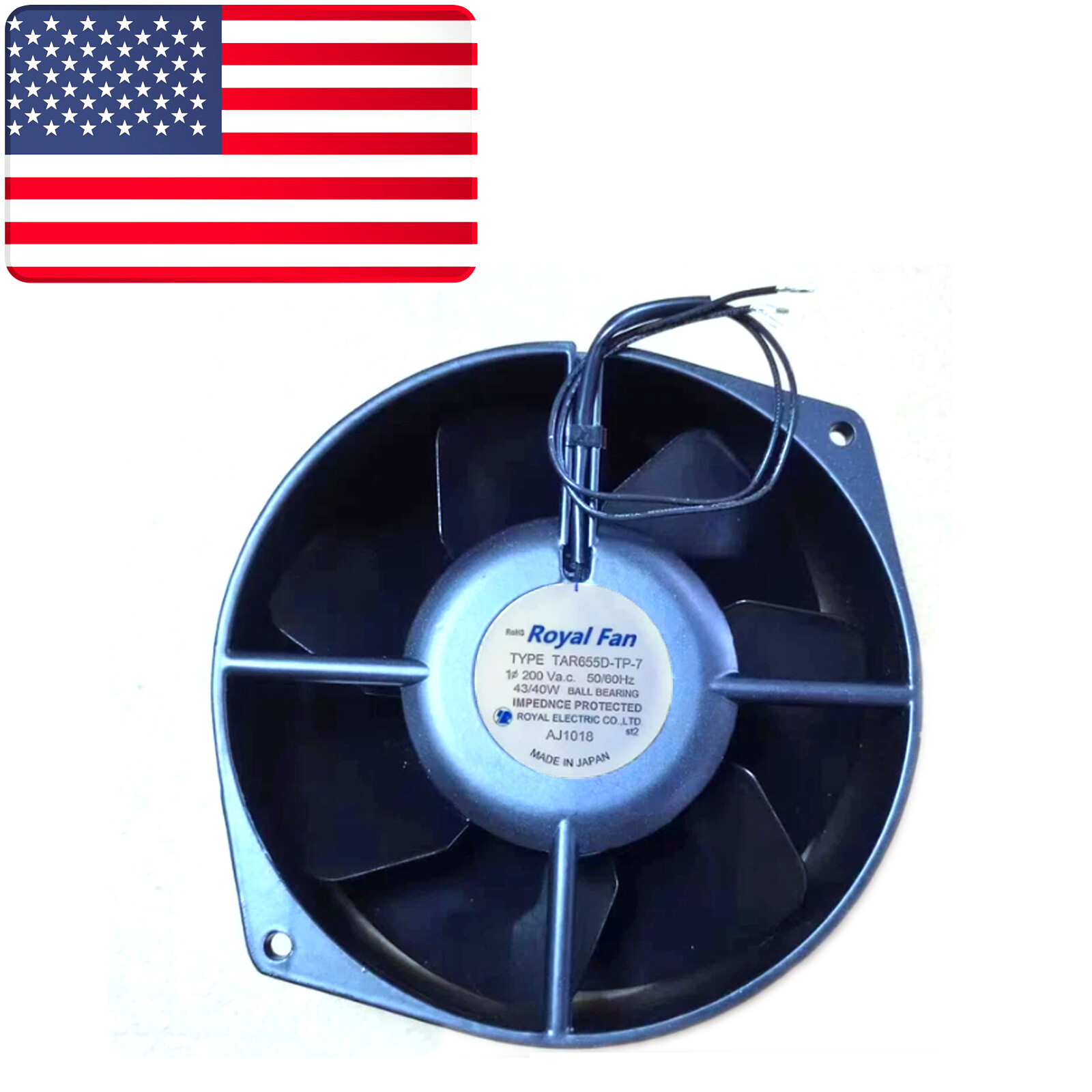 NEW ROYAL FAN TAR655D-TP-7 High Temperature Fan – US Stock