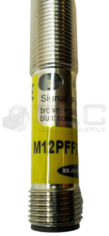 NEW BANNER M12PFF25Q8 PHOTOELECTRIC SENSOR 10-30VDC 77191