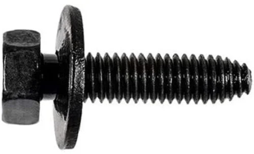 50 M6-1.0 X 25mm Metric Hex Head Sems Bolts Compatible with GM 11503834