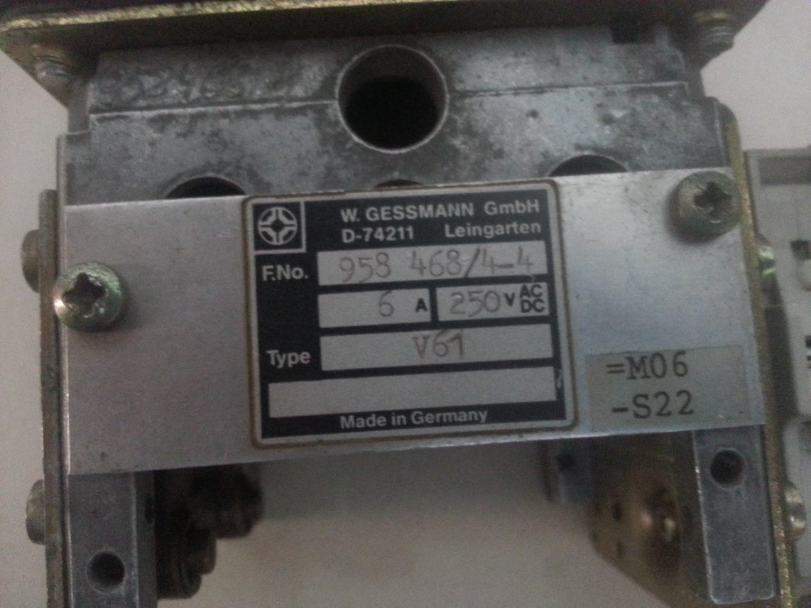 W.Gessmann V61 Deck Crane Joystick