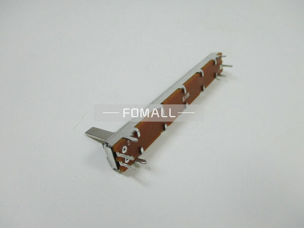 10PCS SC6021 B10K 75mm Slide Push-pull Potentiometer Dimming Mixer Fader 3 pin