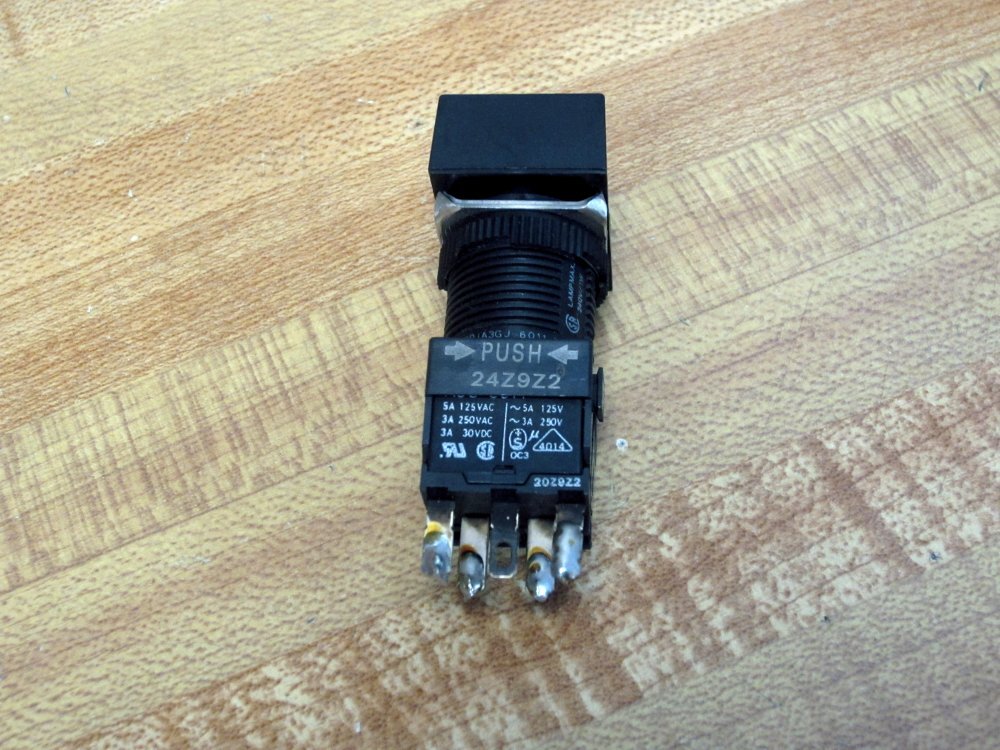Omron A3GJ-6011-3 Pushbutton White W/Base (Pack of 3)