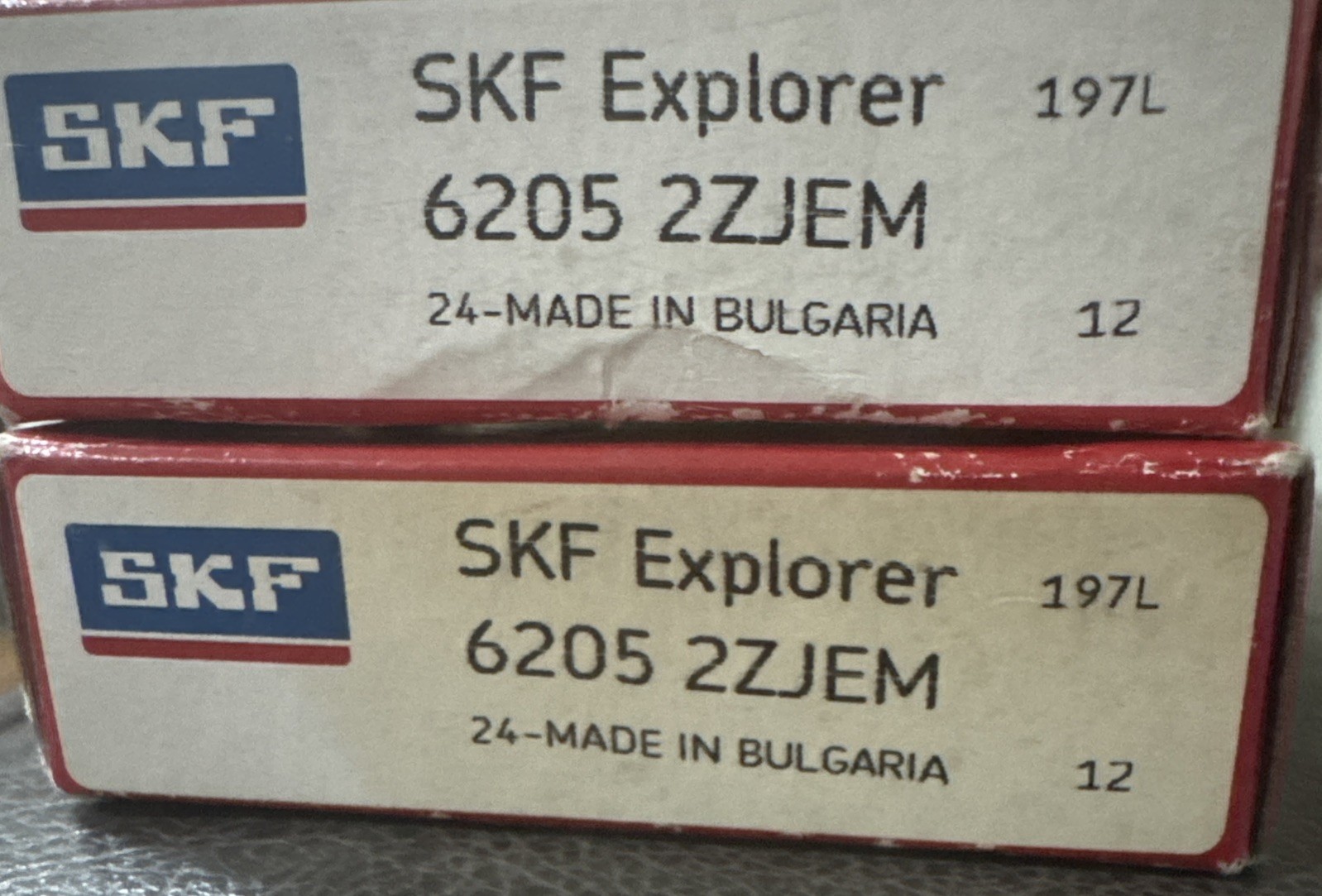 Lot of (2) SKF Bearing 6205-2ZJEM (NIB)