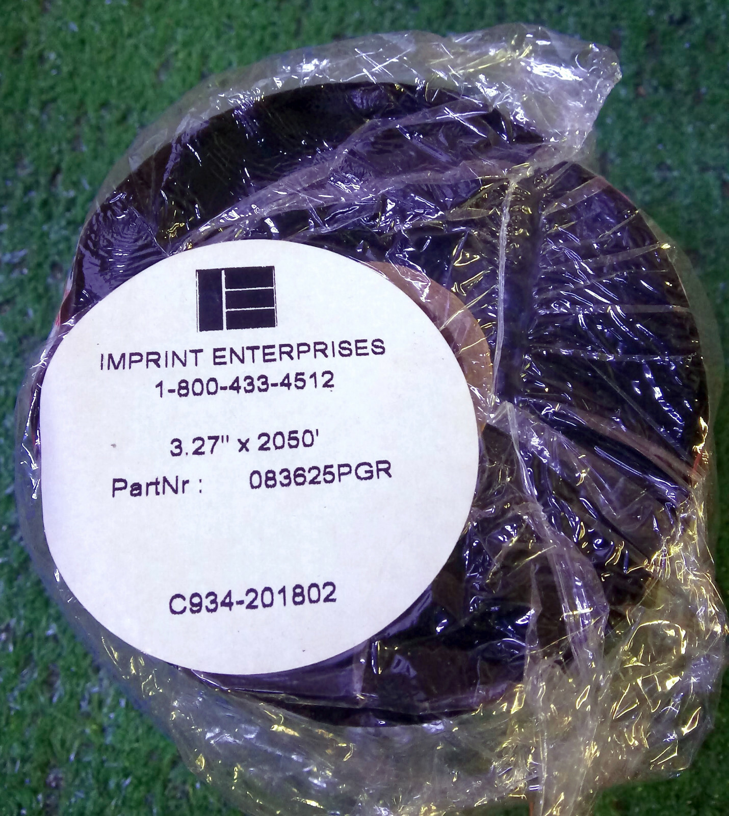 12 NEW IMPRINT ENTERPRISES 083625PGR RIBBONS 3.27″ x 2050′ NIB/NNB *MAKE OFFER*