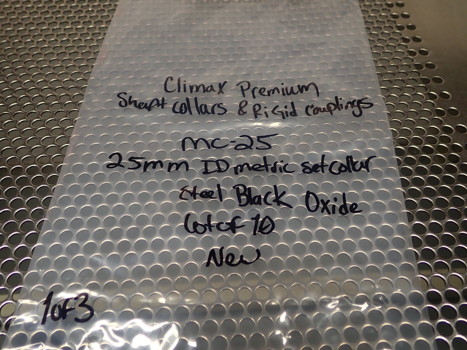 Climax MC-25 25mm ID Metric Set Collar Steel Black Oxide New (Lot of 10)