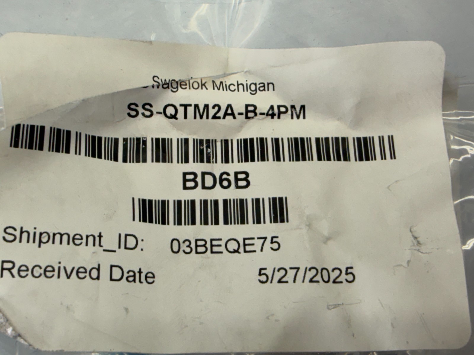 1x Swagelok SS-QTM2A-B-4PM quick coupling **NOS**