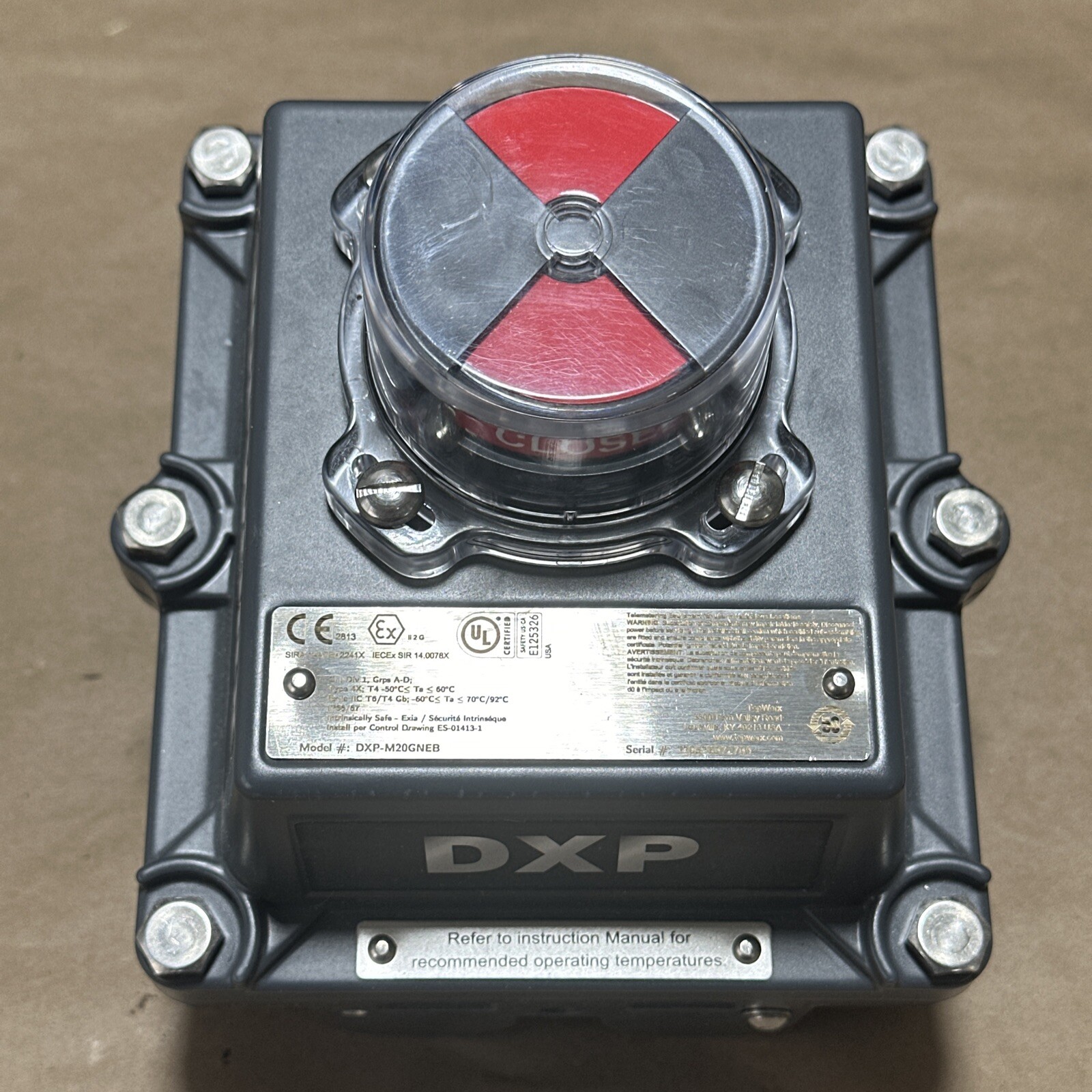 NEW WITHOUT BOX- TOPWORX DXP-M20GNEB GO Switch DXP Series Switchbox || WARRANTY!