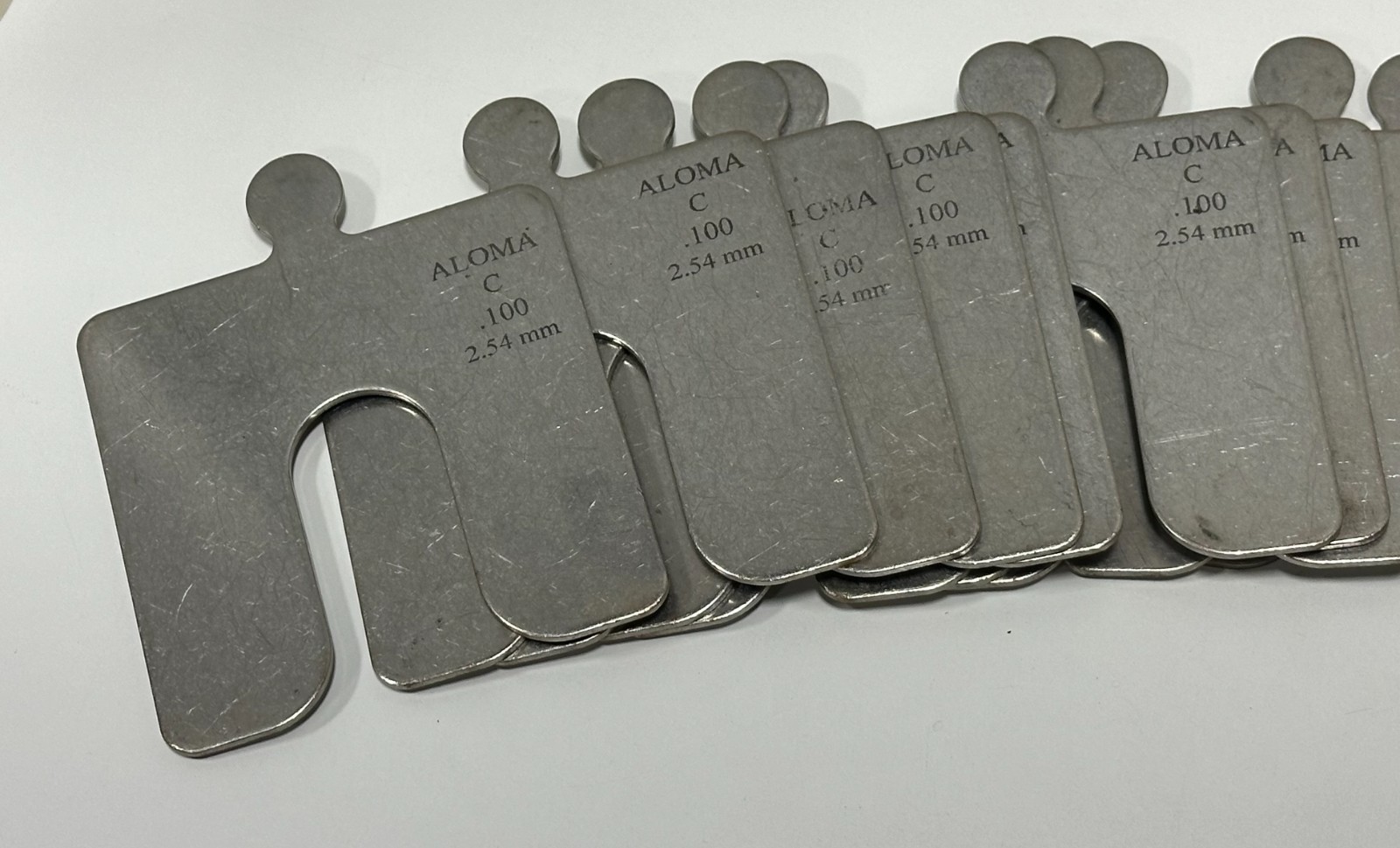 Aloma Quality Shims Size C .100 2.54 mm industrial 4″ x 4″ lot of 10