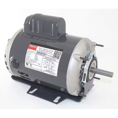 Dayton 4Vag5 Capacitor-Start Belt Drive Motor, 1/3 Hp, 48Y Frame, 115/208-230V