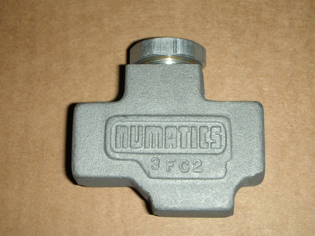 Numatics Aventics Asco 3FC2 Aluminum Adjustable Flow Control Valve 3/8″ NPT NEW