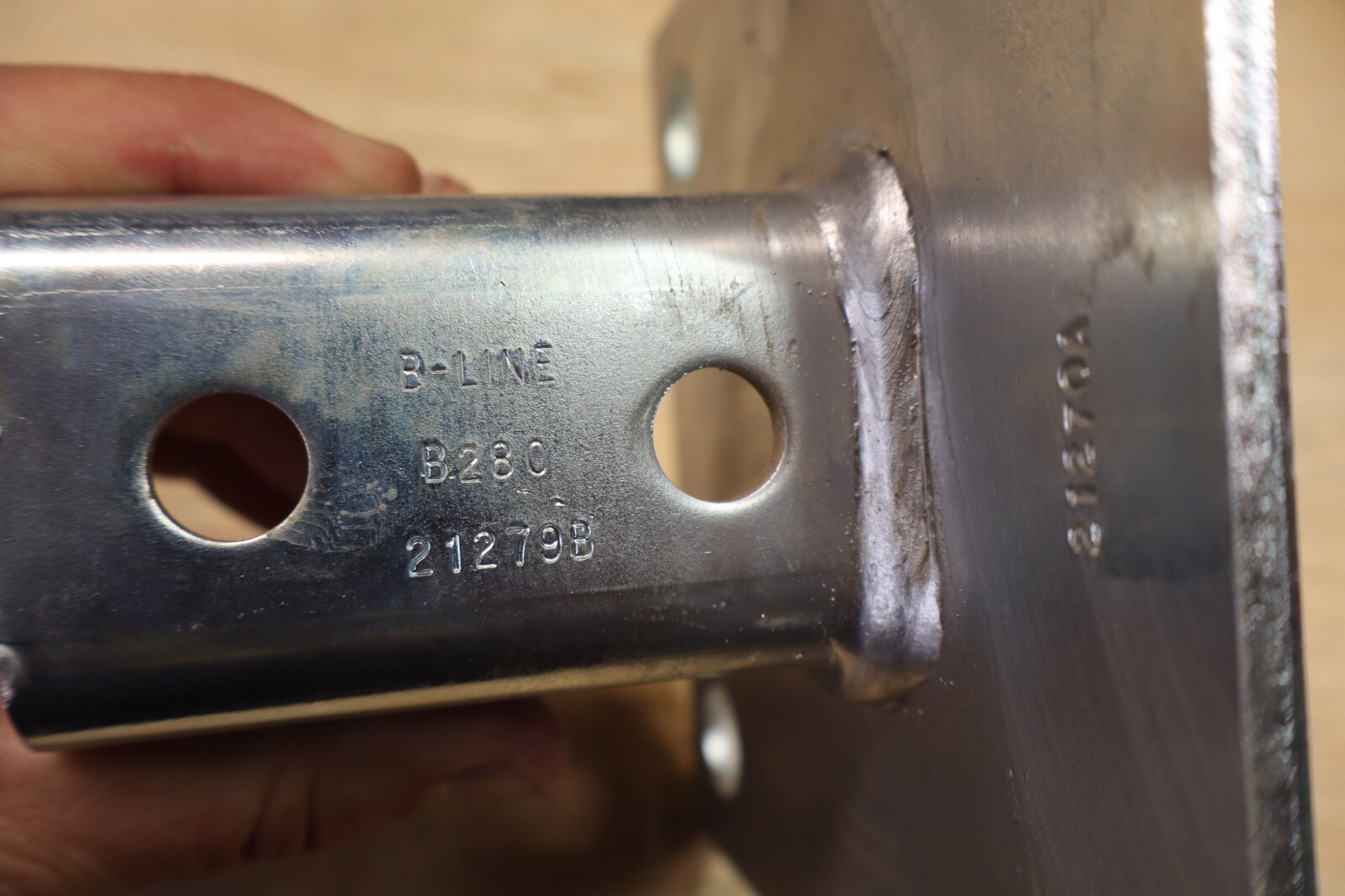 B-line B280 Post Base & Powerstrut PS3033SO