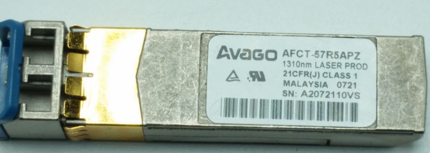 Avago AFCT-57R5APZ $Gb LW SFP 1310nm