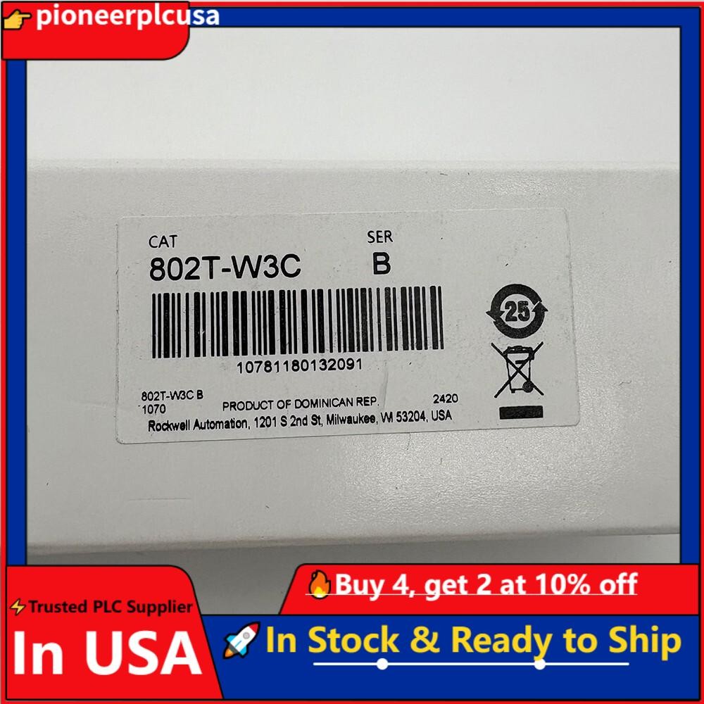 802T-W3C New Allen-Bradley Rod Lever 802T Limit Switch Levers in Stock 802TW3C