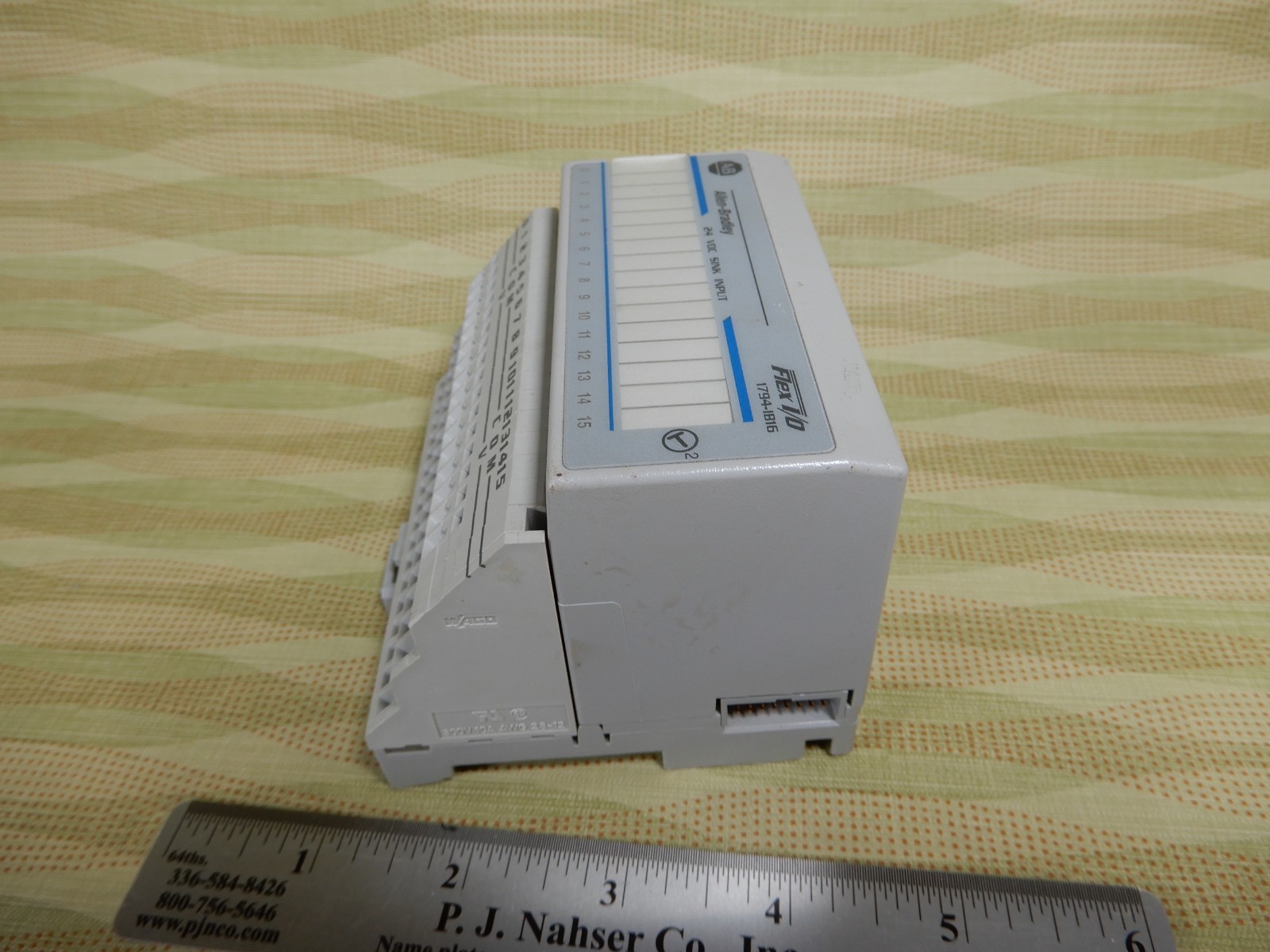 Allen-Bradley Flex I/O 1794-IB16 16 Point 24VDC Sink Input 1794-TB3S Base NOS BX