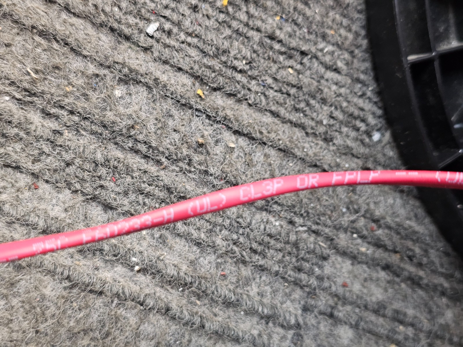 Prysmian Carol E3512S 16 AWG 2-Conductor 1000 ft Unshielded FLP Cable, Red
