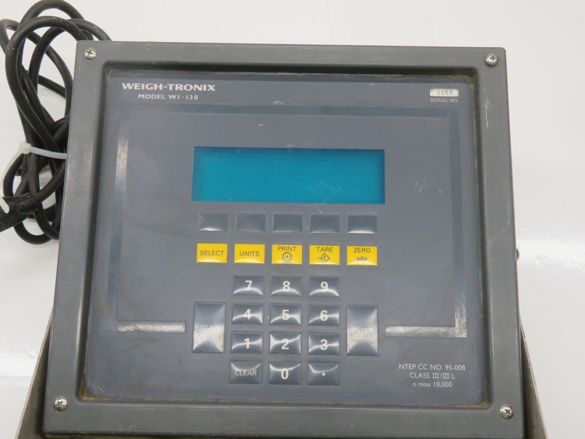 WEIGH-TRONIX WI-130 WEIGHT INDICATOR T220936