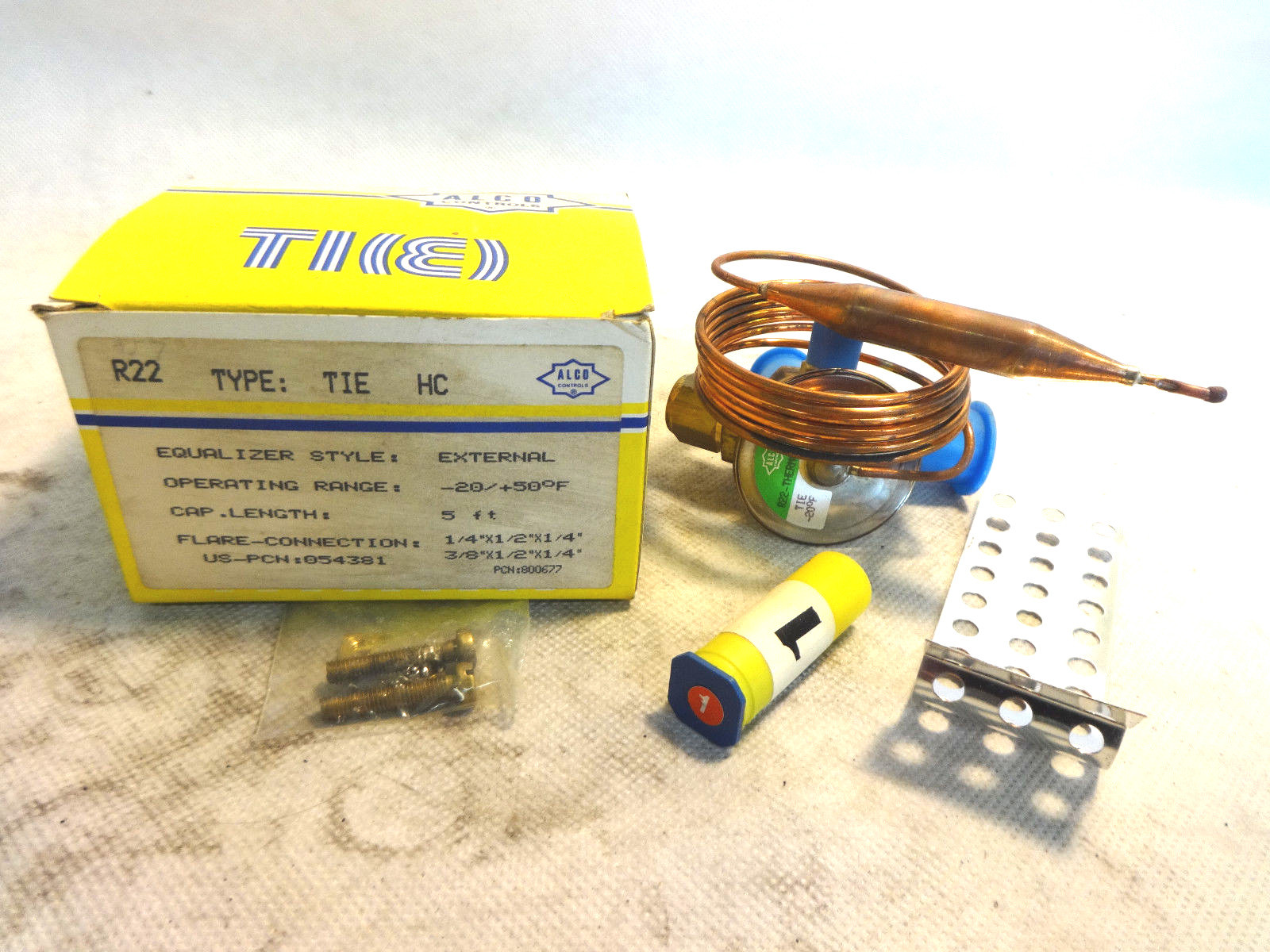 NEW IN BOX ALCO TYPE TIE HC -20/+50 EXPANSION VALVE