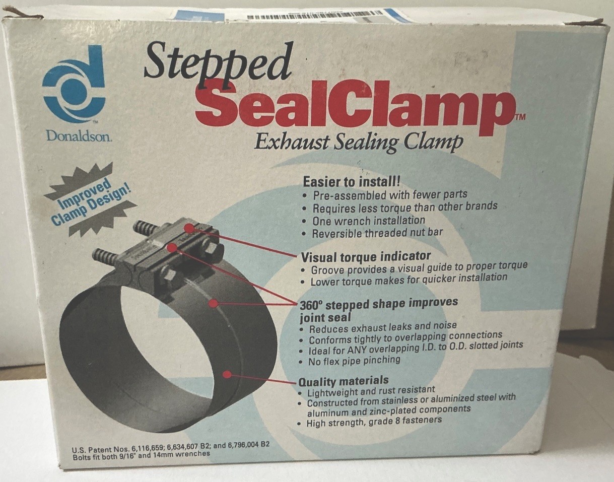 (10) X007785 Genuine Donaldson DONX007785 5″ Stepped Exhaust CLAMP