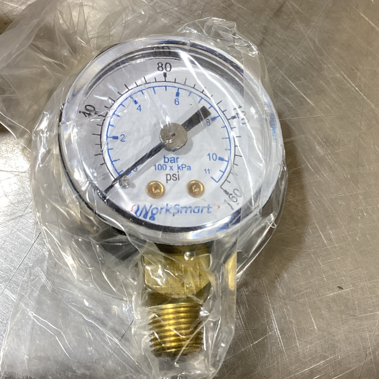 WORKSMART WS-PE-GAGE-7, 160PSI, 1/8″ NPT GAGE, F0012