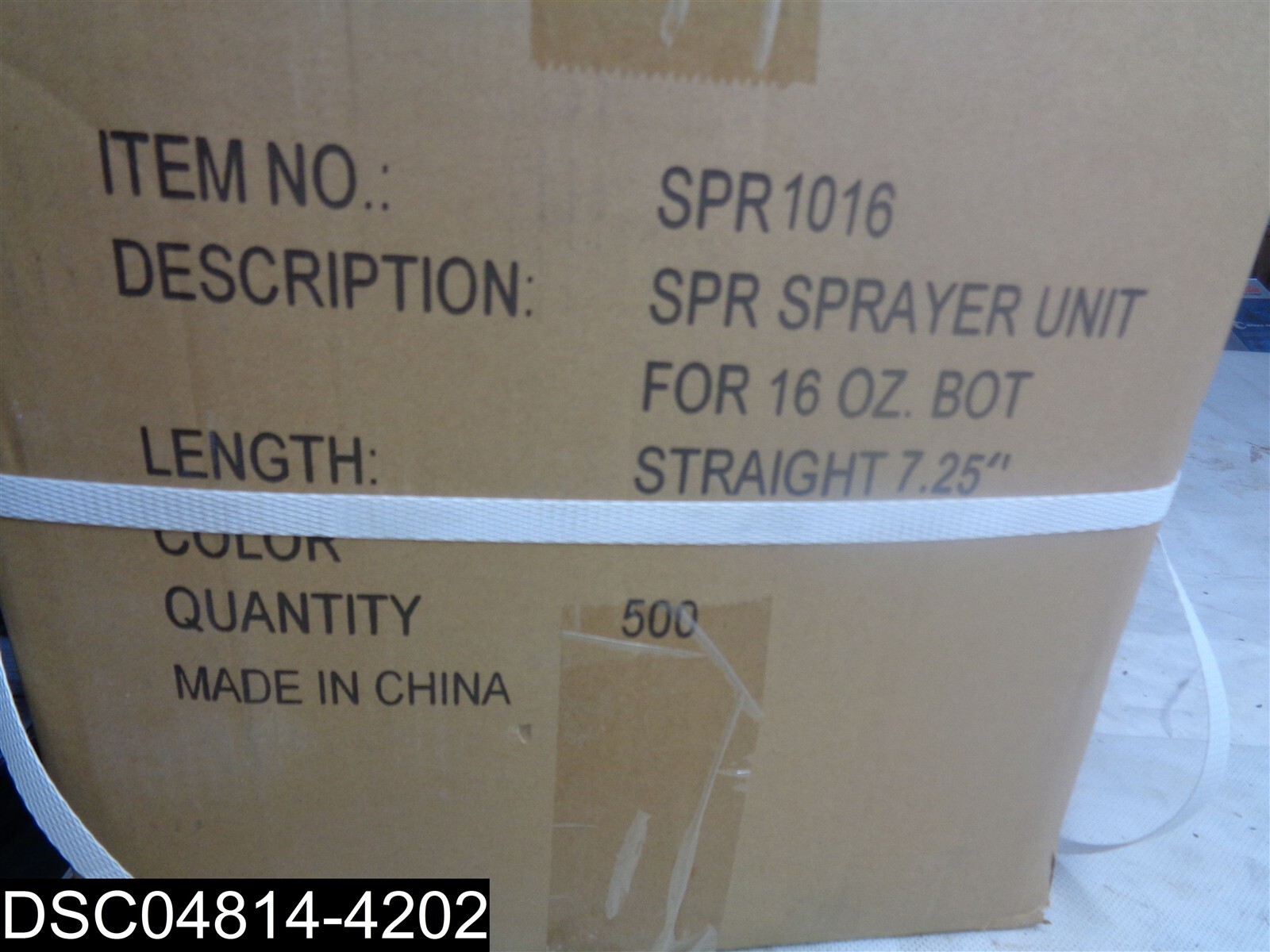 QTY=500: SPR1016 Golden Fortune 7.25″ Sprayer Head Unit
