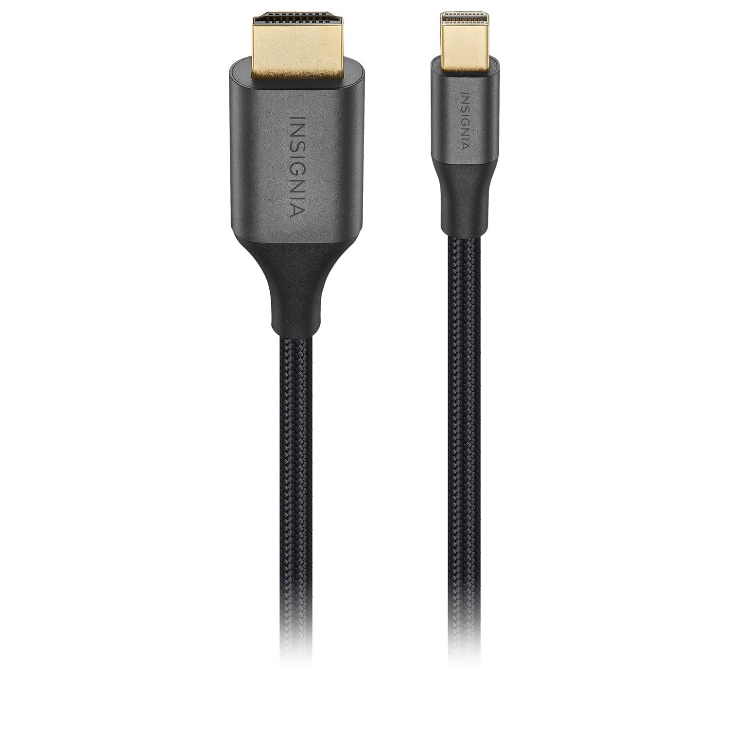 Insignia – 6′ Mini DisplayPort-to-HDMI Cable – Black 6 ft