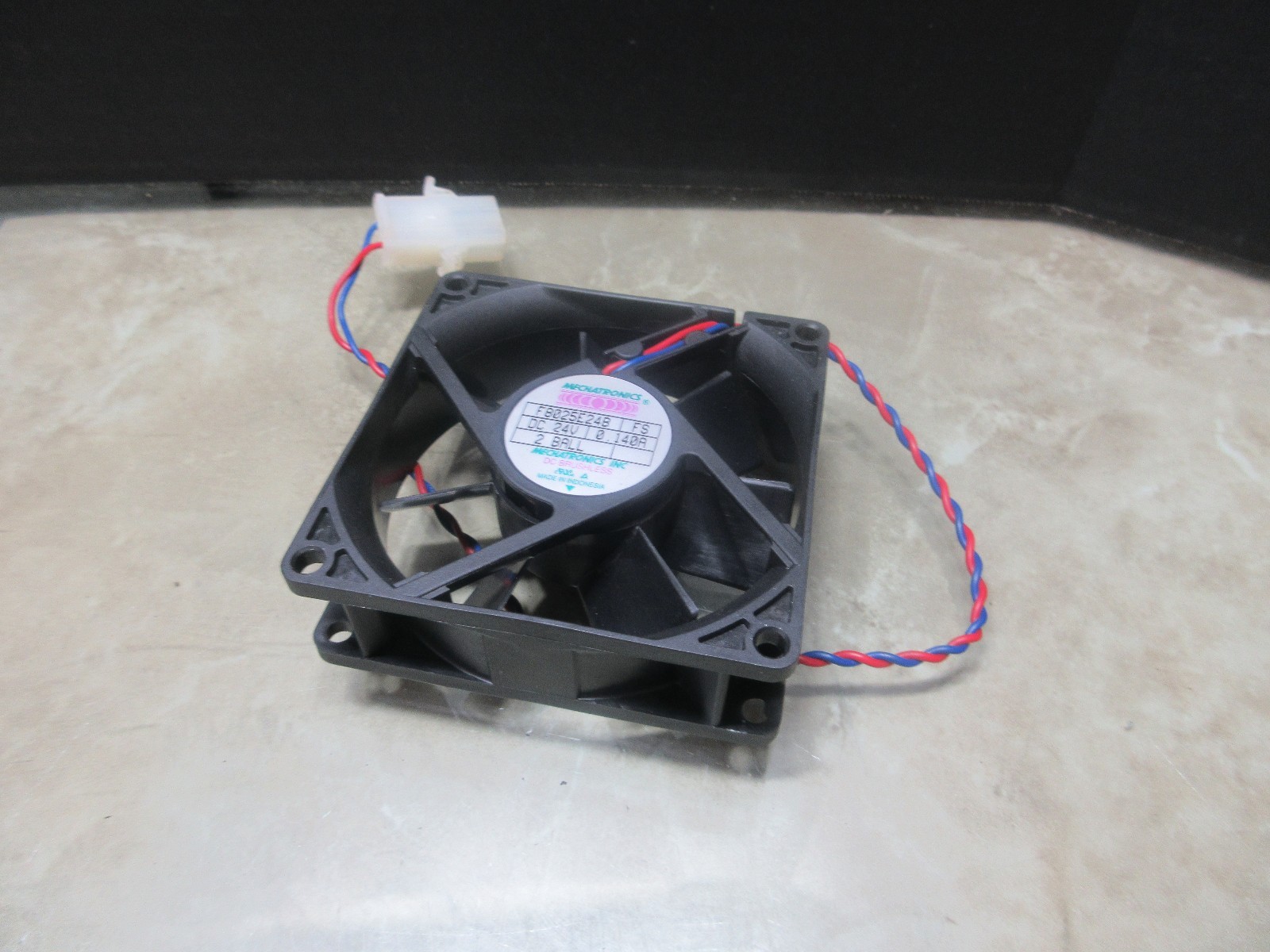 MECHATRONICS CNC COOLING FAN F8025E24B FS DC24V 0.140A 2BALL DC CNC
