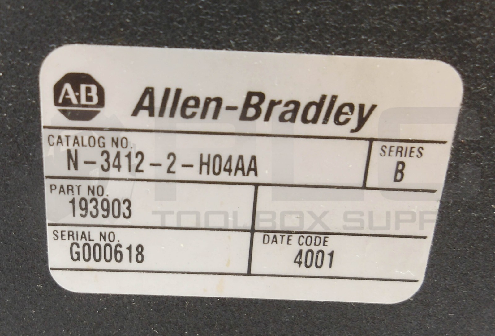 ALLEN BRADLEY N-3412-2-H04AA /B SERVO MOTOR *PARTS*