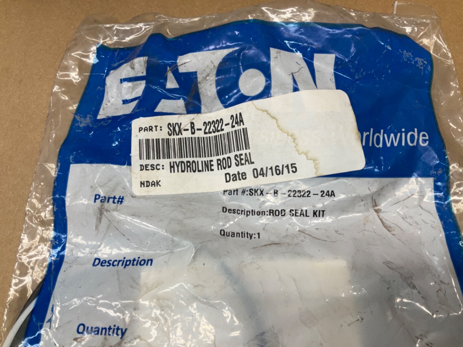 Eaton Hydro Line SKX-B-22322-24A Rod Seal Kit #43K10*IAC