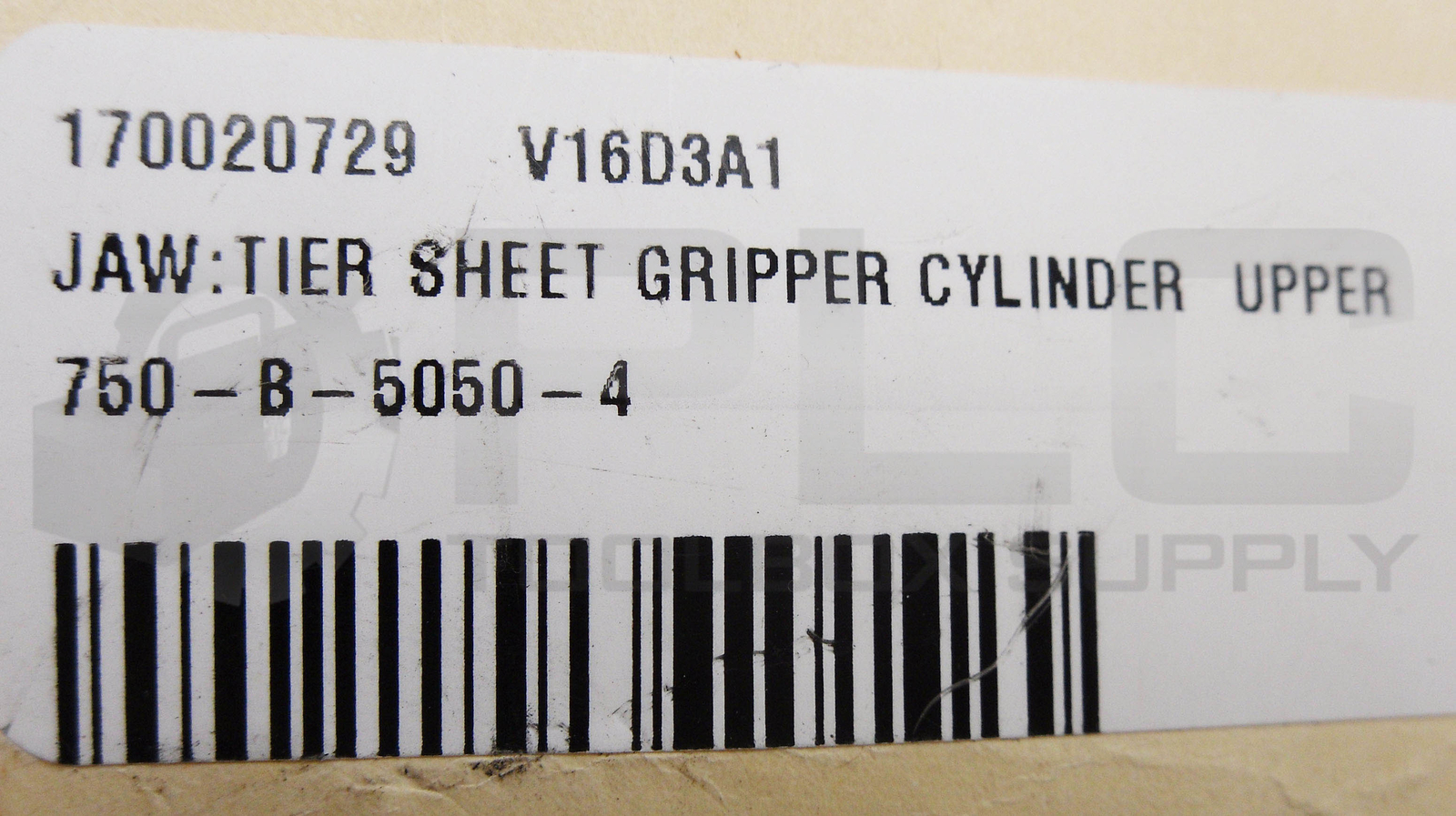LOT OF 2 NEW 750-B-5050-4 UPPER JAW TIER SHEET GRIPPER CYLINDER