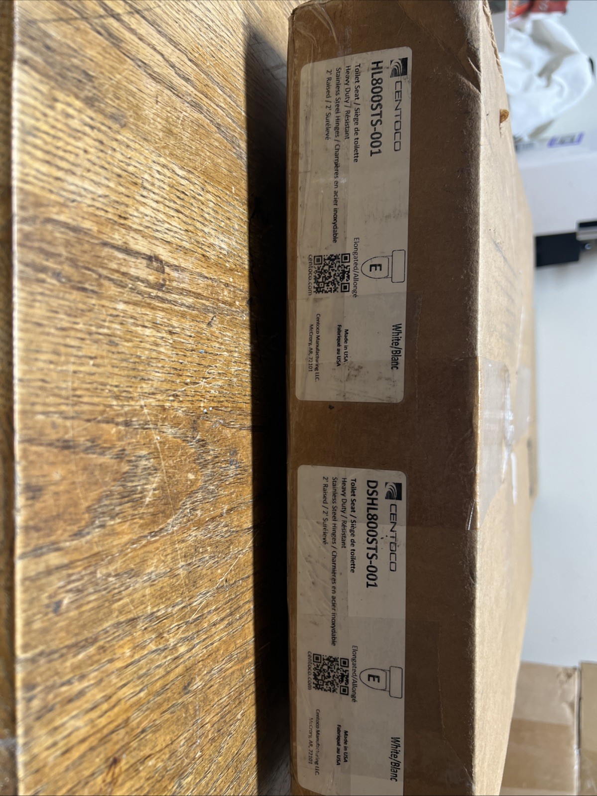 CENTOCO HL800STS-001 SEAT CLOSED FRONT W/COVER PLASTIC