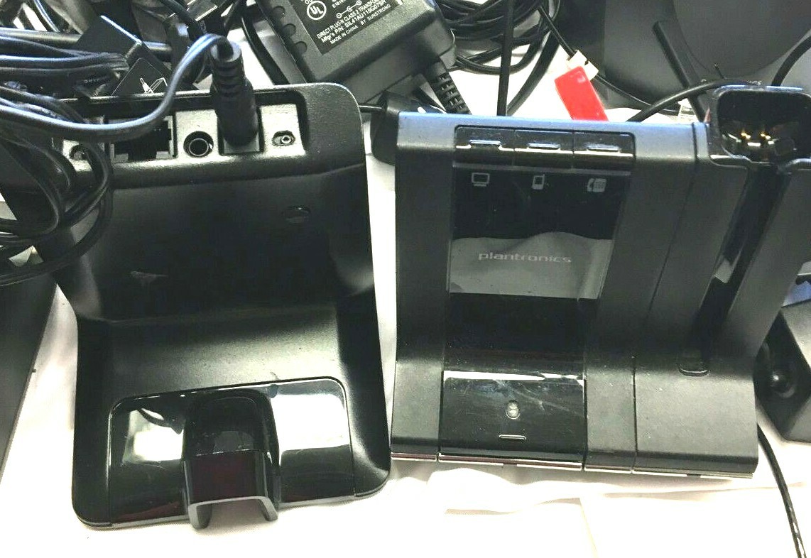 Plantronics Lot of 10 Sets Dect 6.0 Charger Base + Handset Lifter, CS55