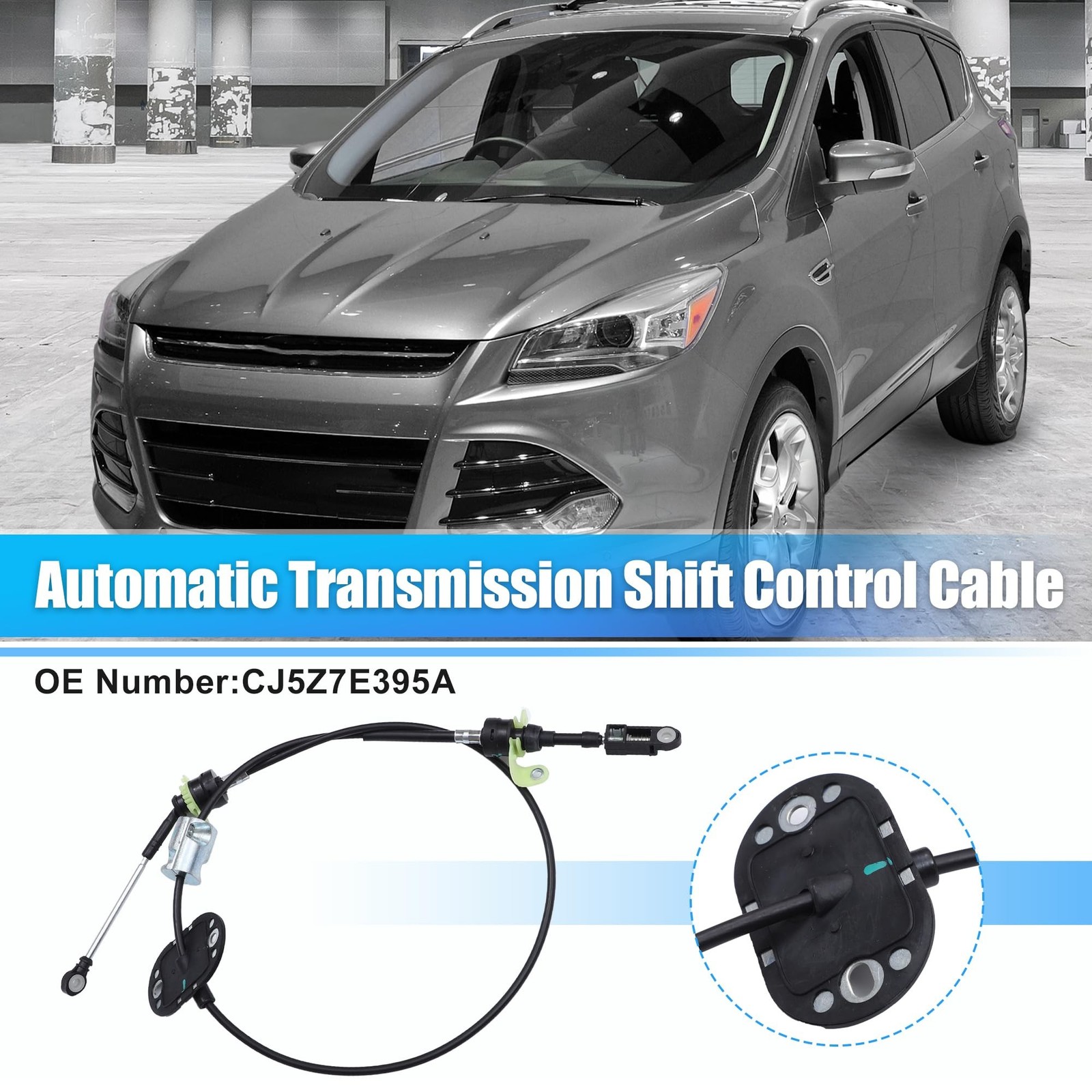 uxcell No.CJ5Z7E395A Automatic Transmission Gear Shifter Cable for Ford Escap…