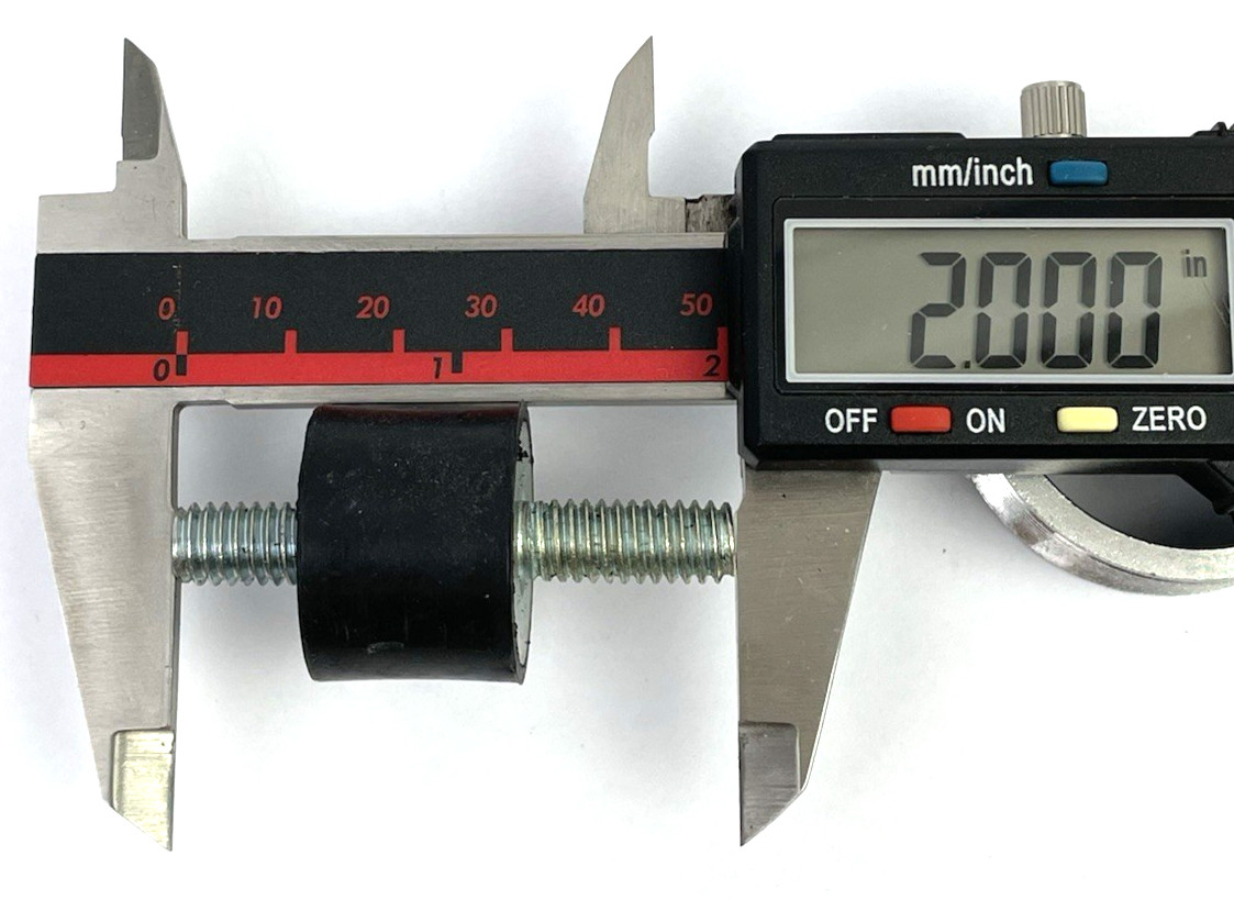 4-Rubber Vibration Noise Mounts 1/4″