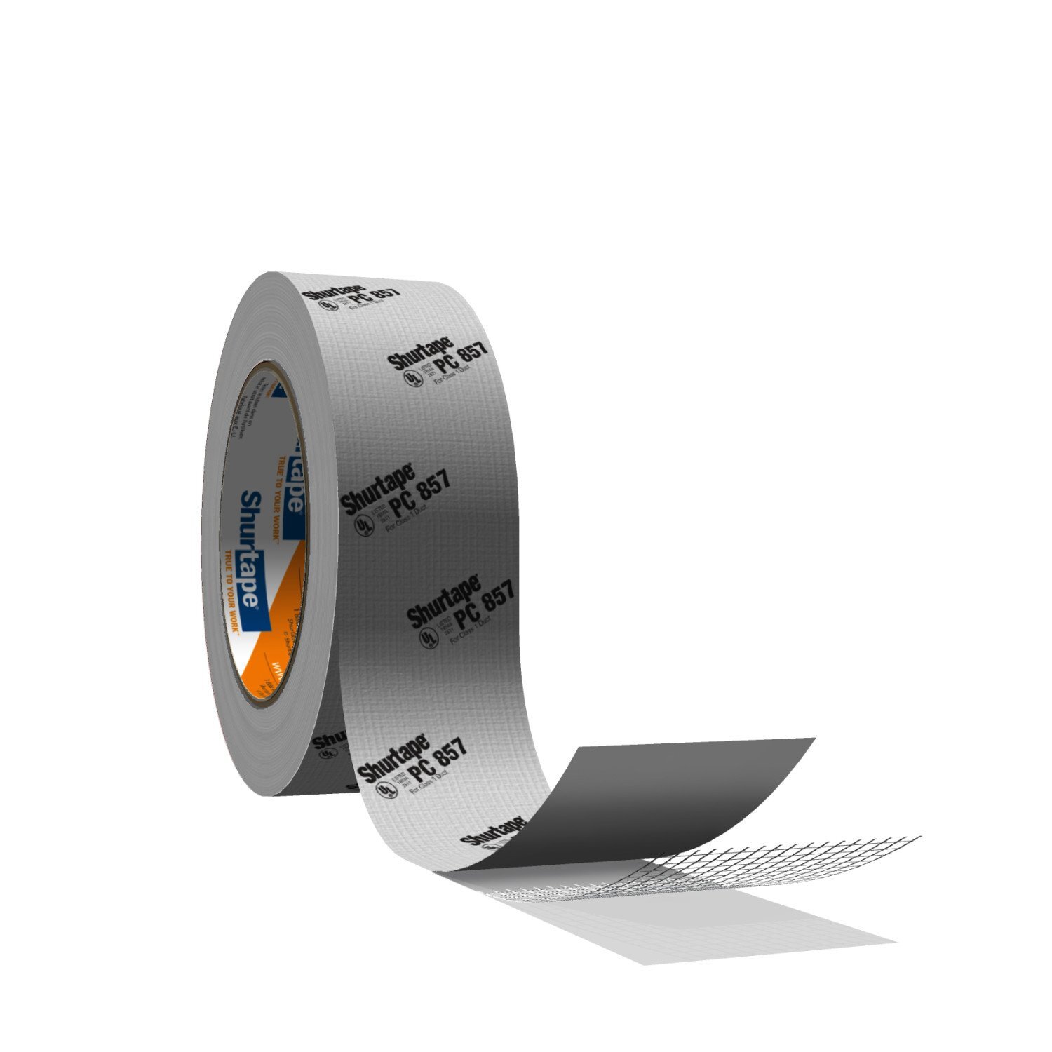 Shurtape PC 857 UL 181B-FX Listed/Printed Cloth Waterproof HVAC Duct Tape Use to