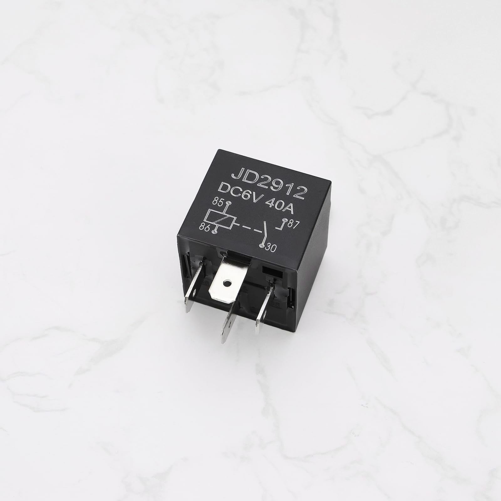2PCS 4-Pin Automotive Relay 6V 40A 51.8x28mm 4-Contact Automotive Relay Appli…