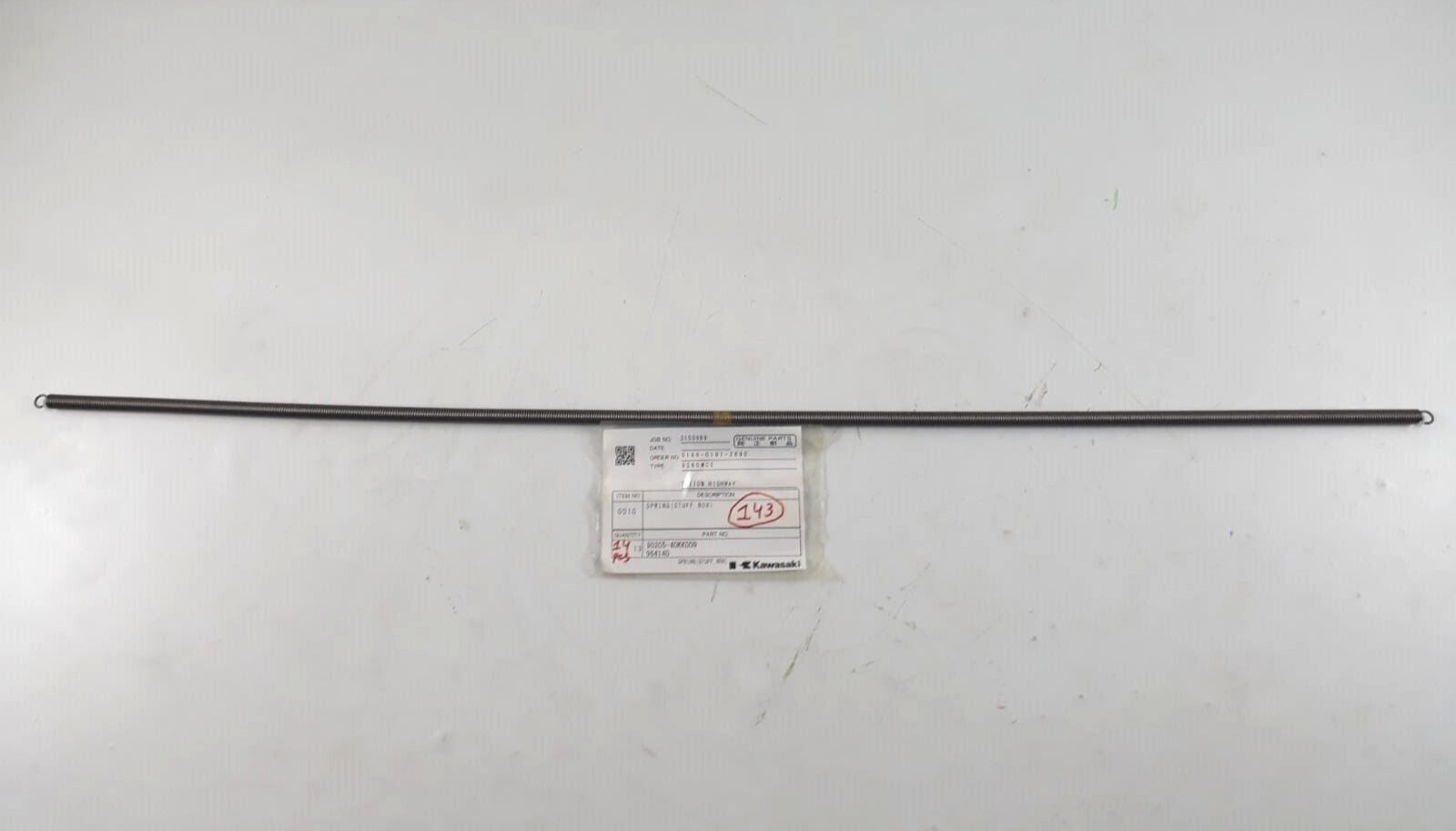 Spring (Stuff.Box) P/N 90205-40KK009 964140 For Kawasaki 8S60MCE