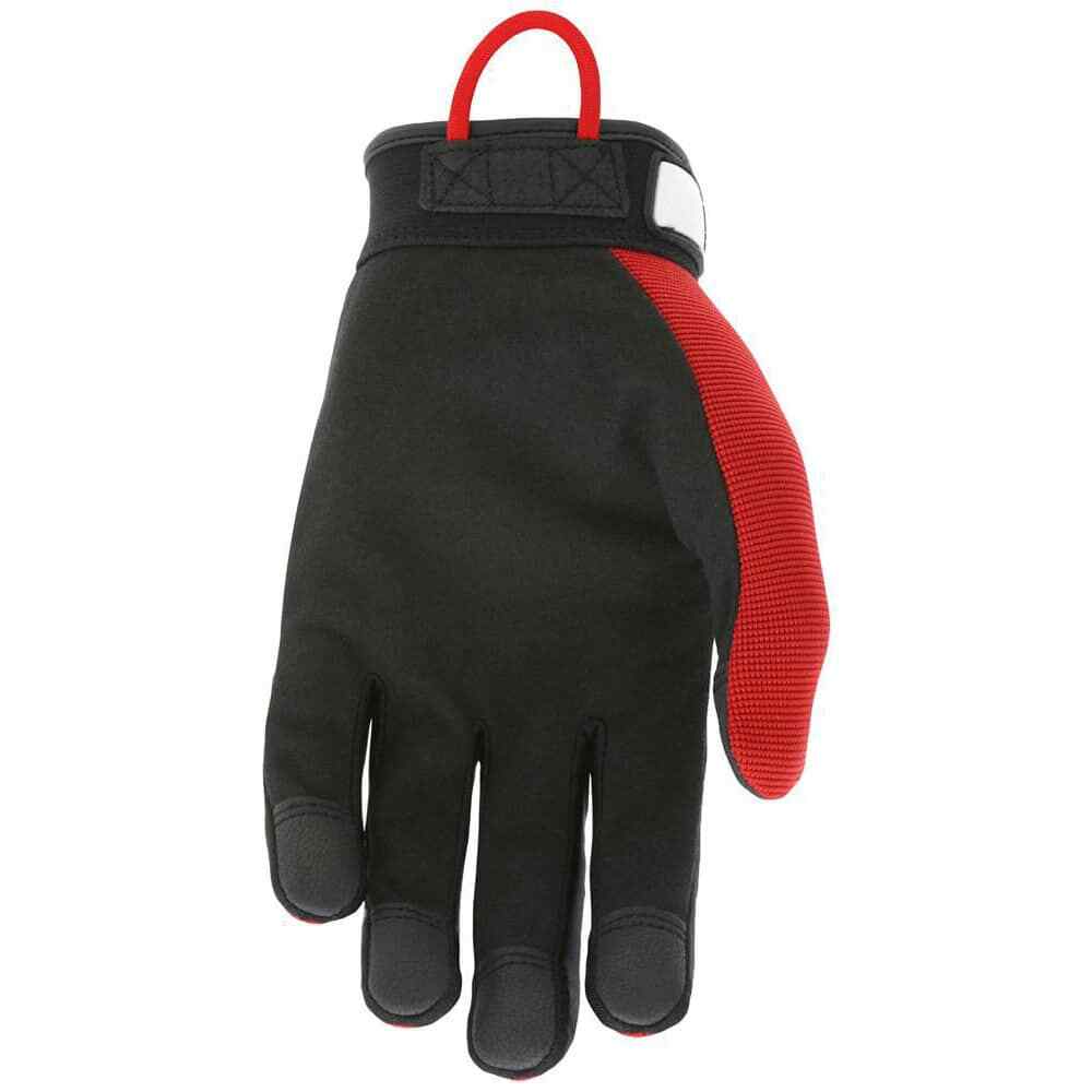 MCR Safety MR100XL Gloves: Size XL, Synthetic Blend Red