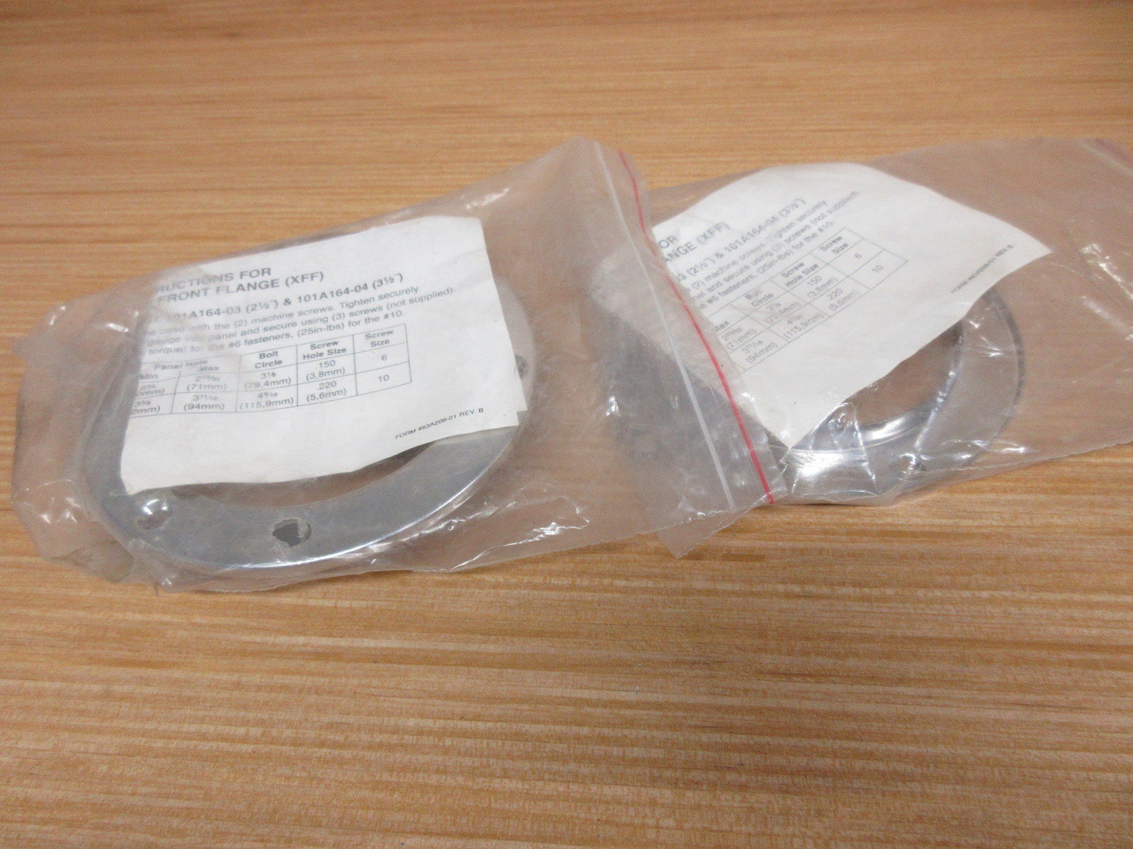 Ashcroft 101A164-04 Front Flange 101A16404 (Pack of 2)