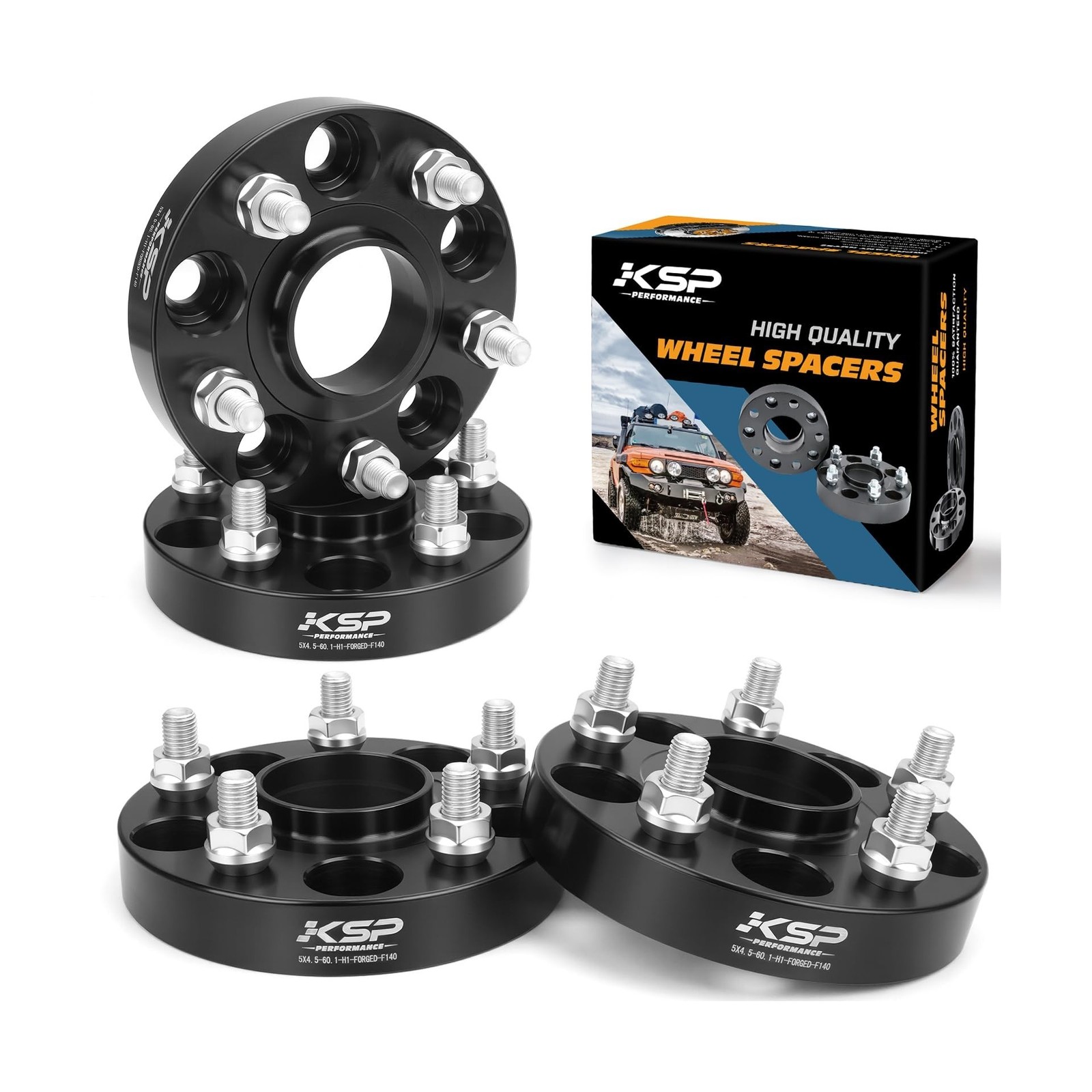 KSP 1inch 5×4.5 Hub Centric Wheel Spacers Fit , 5…