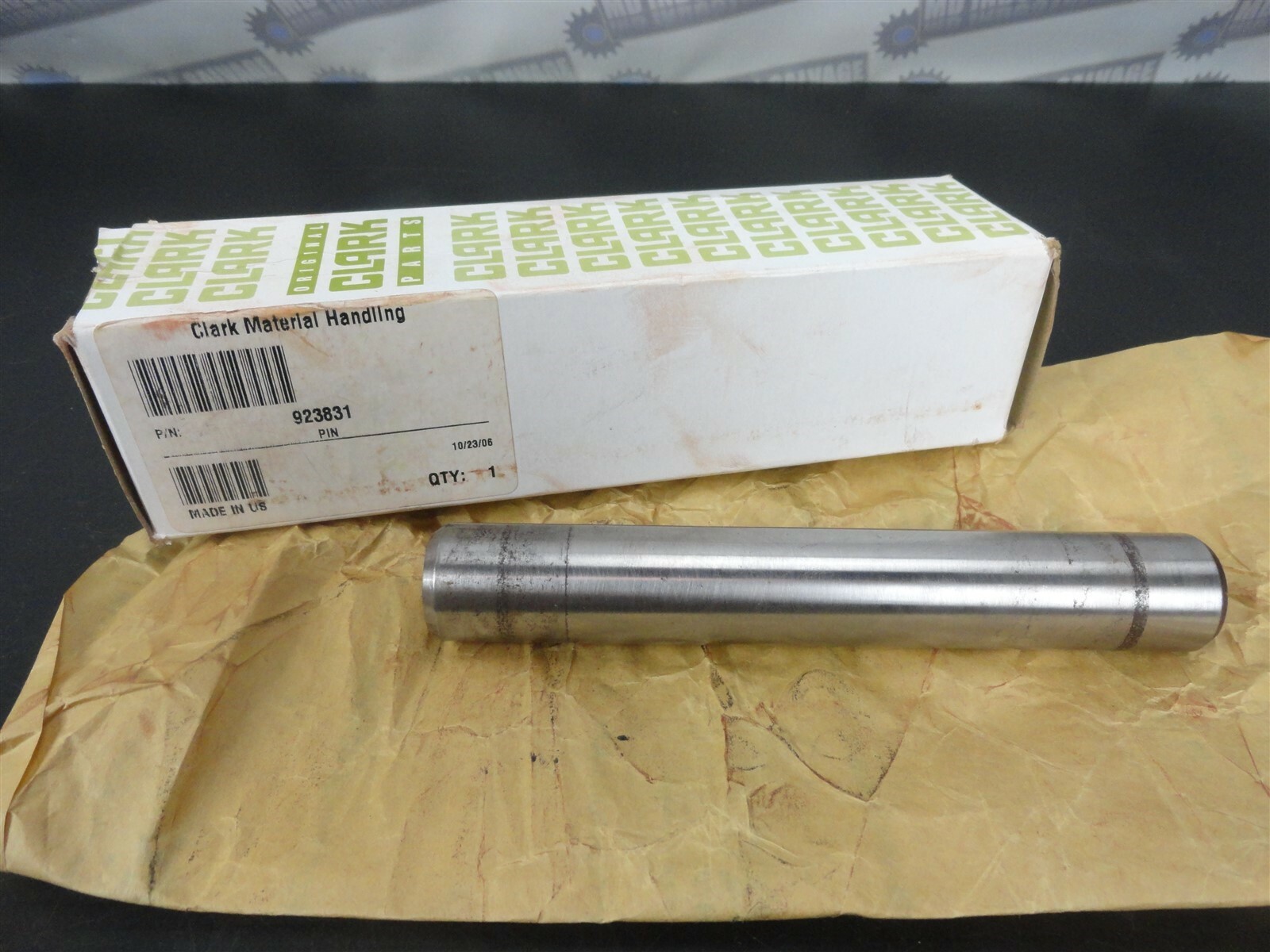 Genuine Clark Parts – 923831 REPLACEMENT PIN – AXLE – LOAD WHEEL