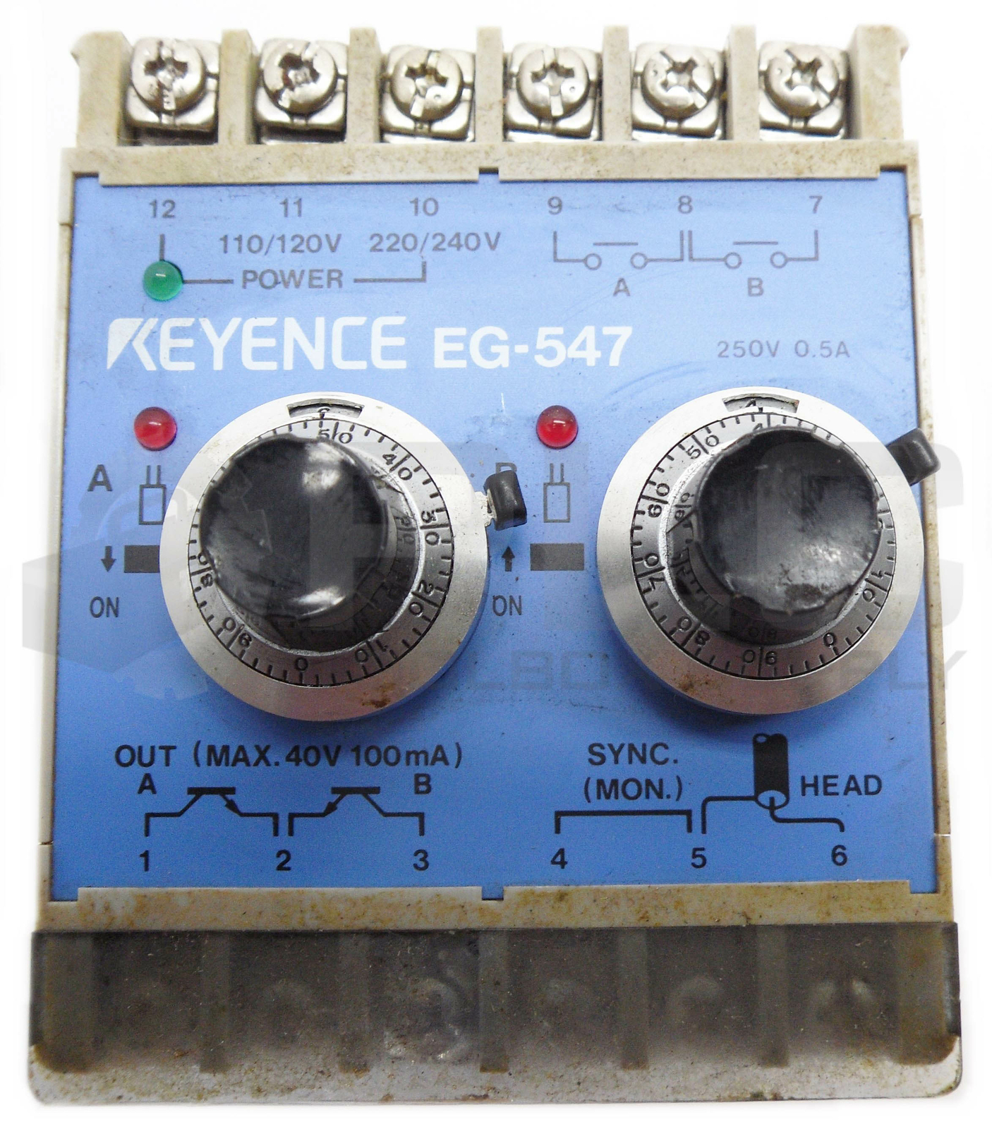 KEYENCE EG-547 AMPLIFIER FOR PROXIMITY SWITCH *READ*