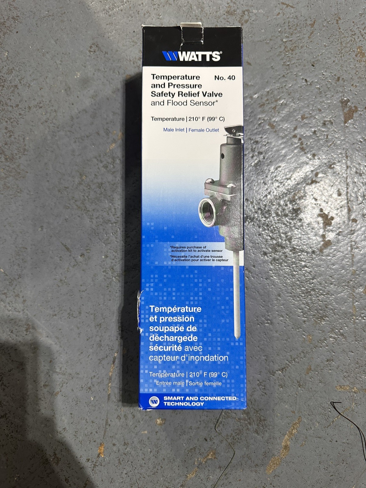 Watts 3/4 Lf40xl-5 150/210Fs Temperature And Pressure Relief Valve water heater