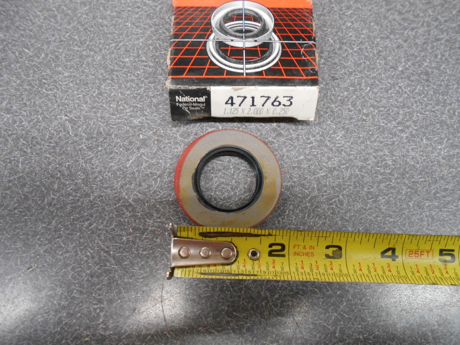Federal Mogul 471763, National Oil Seal. 1.125X2.0X0.25 NOS!