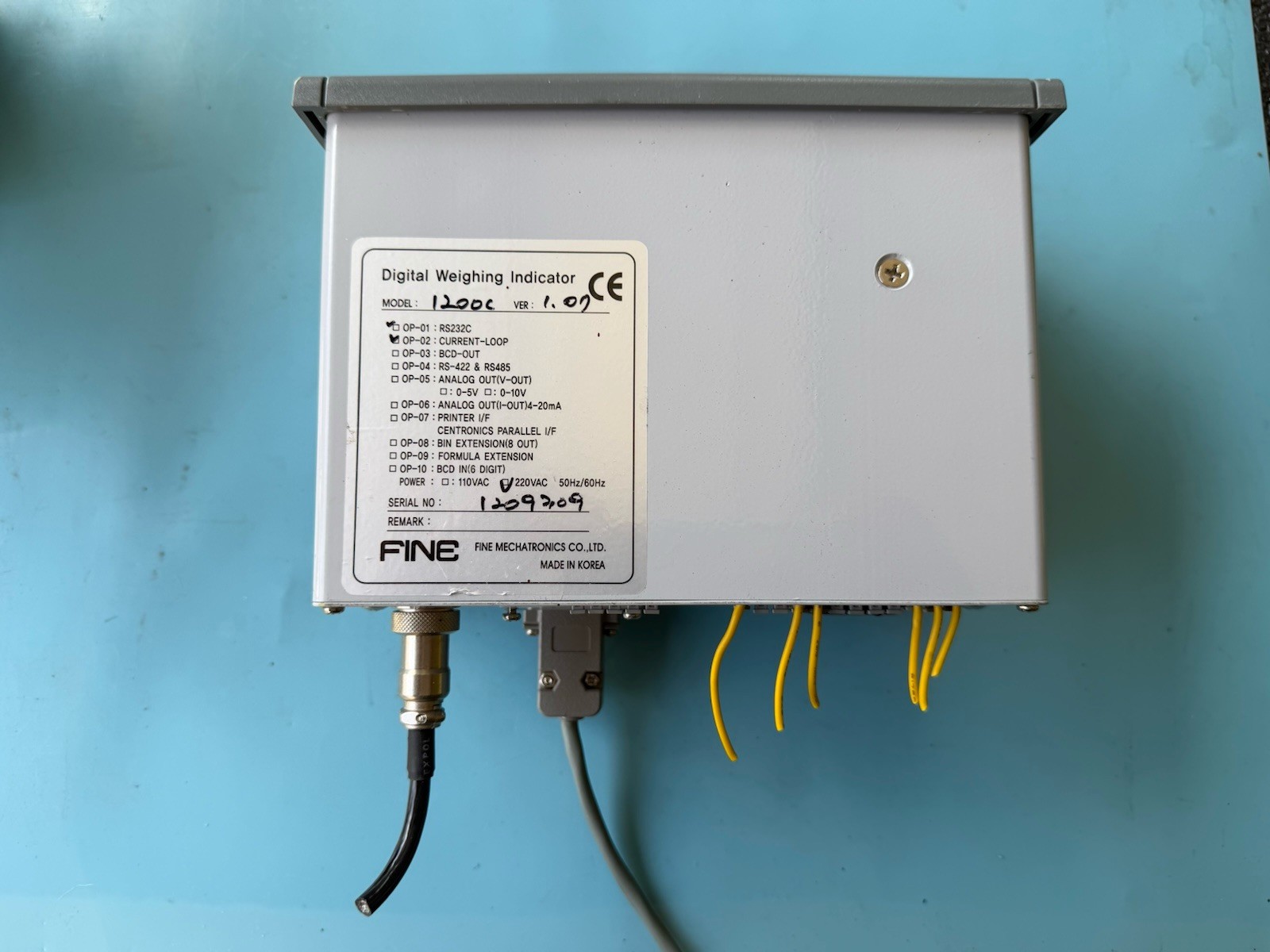 FS-1200C FINE MECHATRONICS DIGITAL WEIGHING INDICATOR