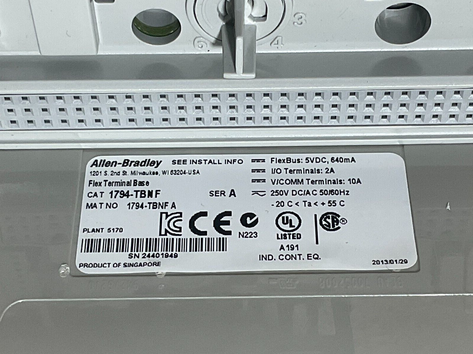 Allen Bradley 1794-TBNF NEW