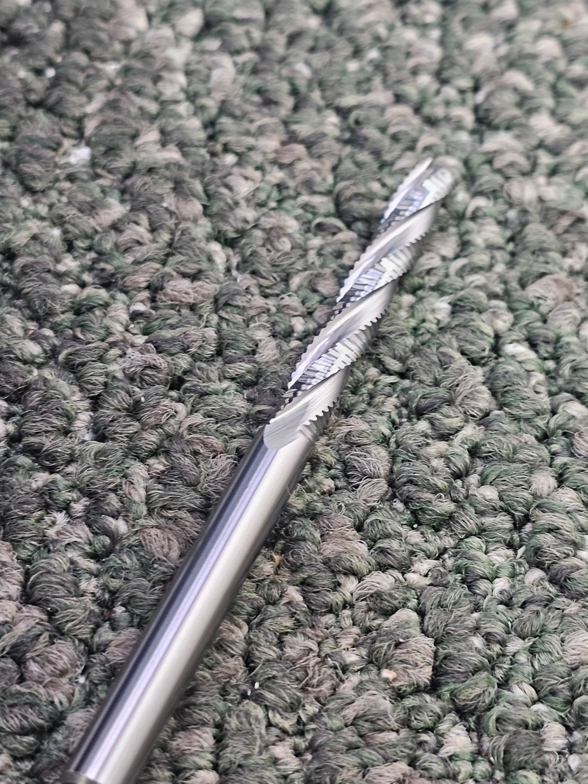 Scienci Labs 1/4-inch 3-Flute Flat Roughing End Mill 3-1/2 inch Overall Length