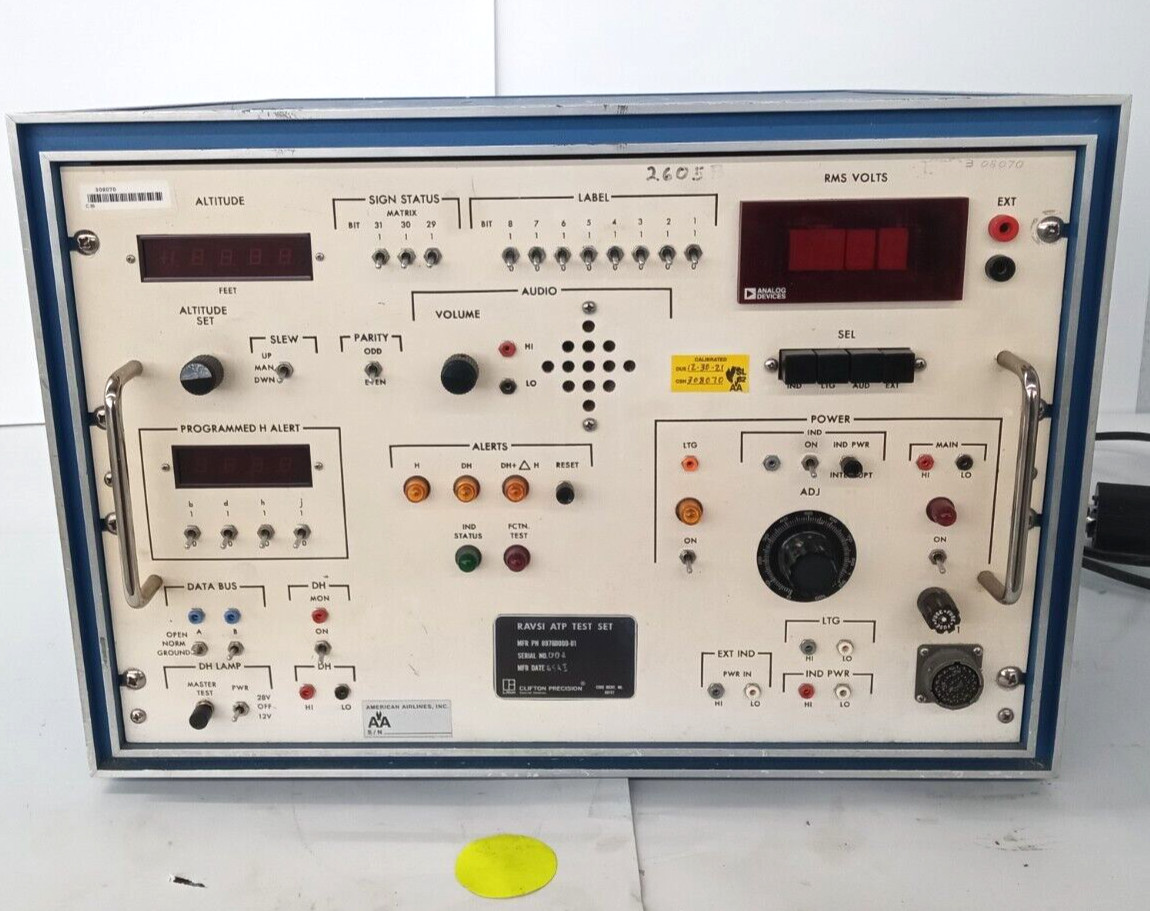 CLIFTON PRECISION 89760000-01 RAVSI ATP TESTER