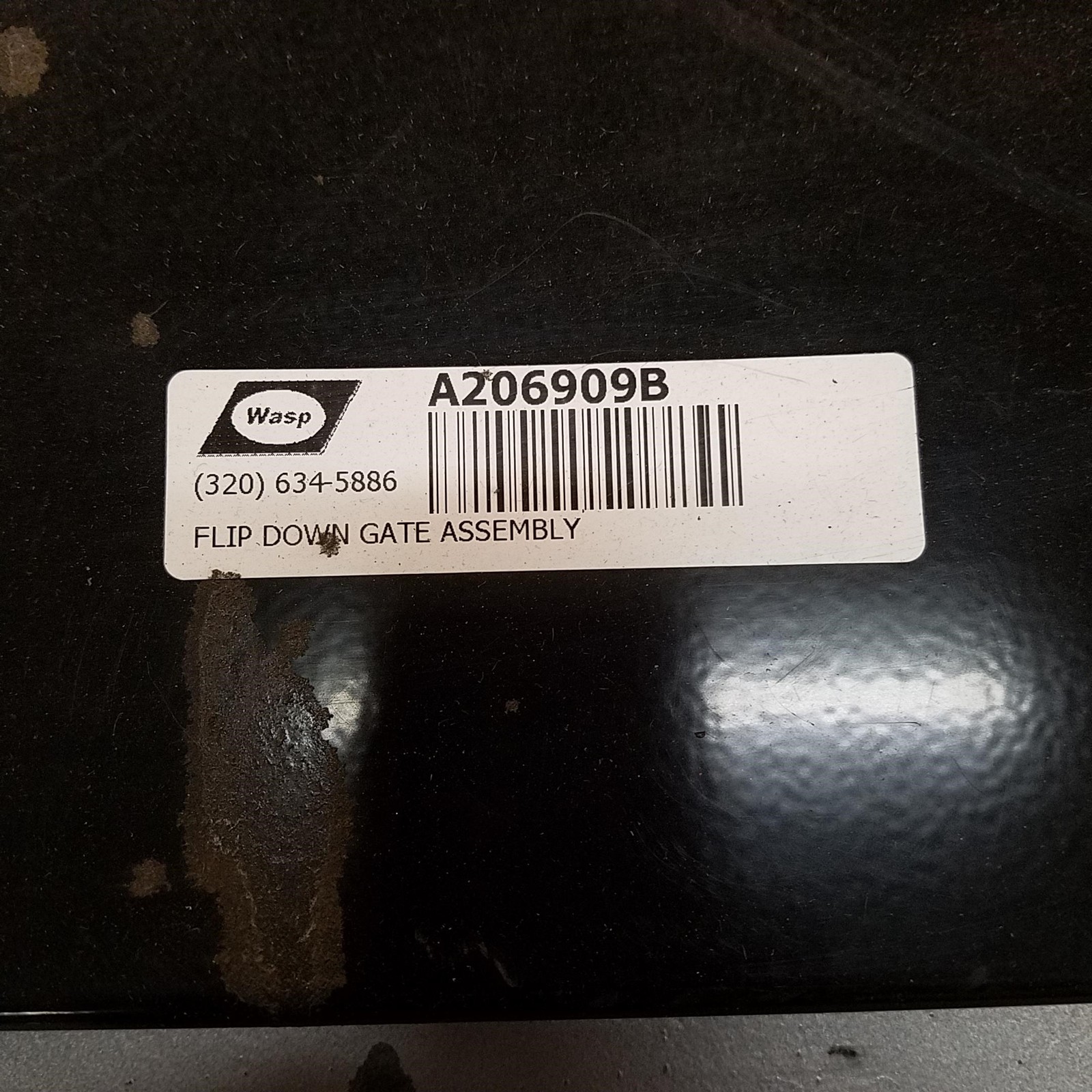 Wasp A206909B Flip Down Gate Assembly – USED