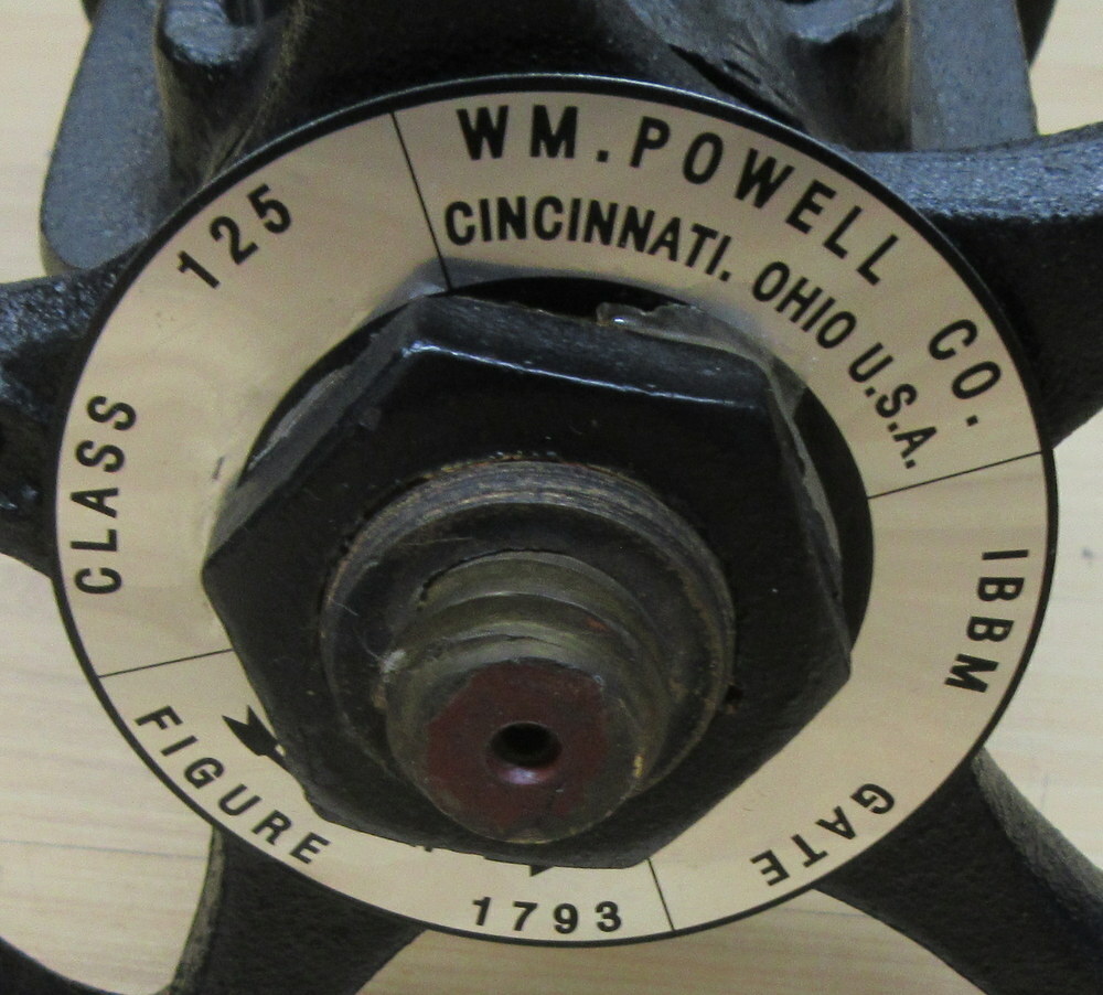 The WM Powell 125S-2 Gate Valve 125S2