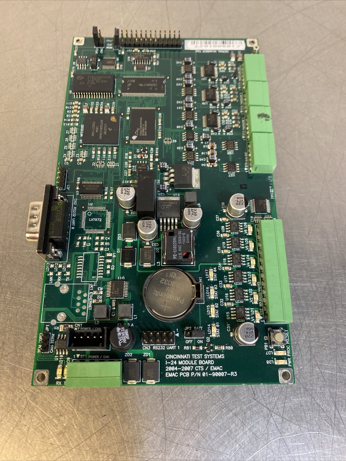 CTS I24 Module EMAC PCB 01-90007-R3 For Sentinel I24-1W1B1E-PB111B4X1A-X 3D-7